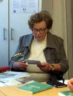 Michèle Larrère à Luxeuil - Photo: Marie-Françoise Godey
